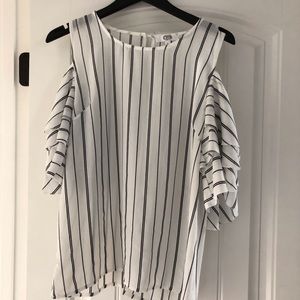 Top with peek a poo sleeves